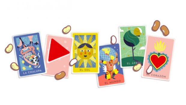 Google le dedica un Doodle muy creativo a la “Lotería” el famoso juego de mesa mexicano